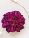 Purple Velvet Scrunchie
