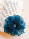 Emerald Sparkle Net Scrunchie.